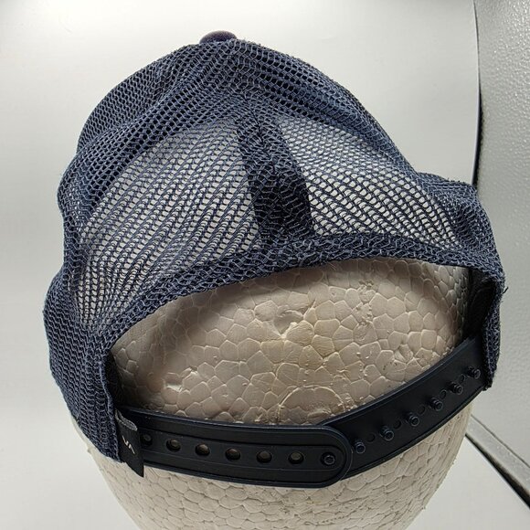 Rvca Rodeo Team Boys Fit Trucker Hat Blue Snapback Adjustable Casual Outdoors - Picture 3 of 9